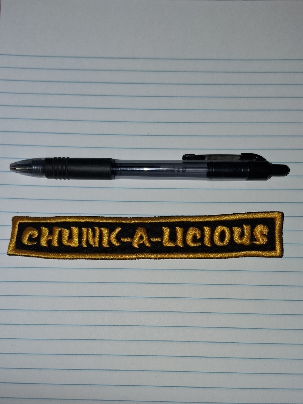 CHUNK-A-LICIOUS Embroided Patch